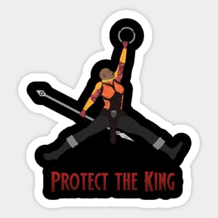 Protect The King Sticker